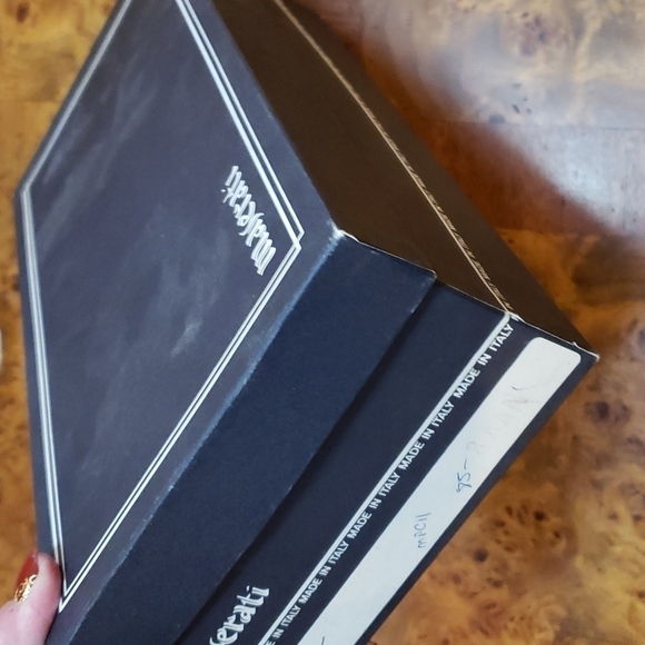 VINTAGE Maserati Coral Leather SlingBack Heels New in Box 8AAA Narrow Beautiful! - Picture 16 of 16